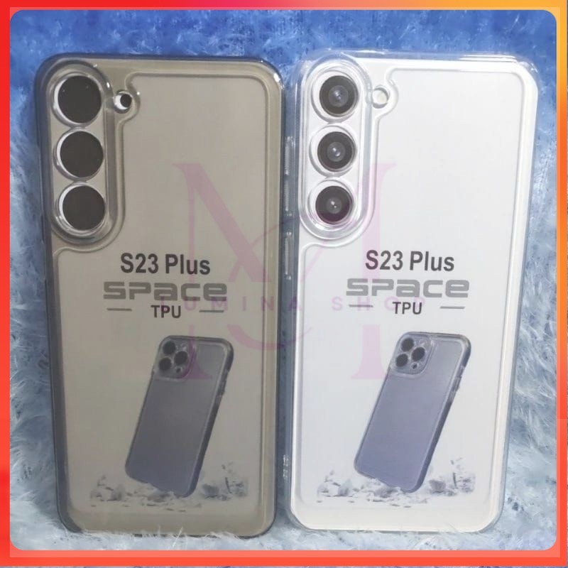 PROMO+COD Softcase/Silikon bening Trasparan hp Samsung S23 plus Case bening Clear Space bahan bagus