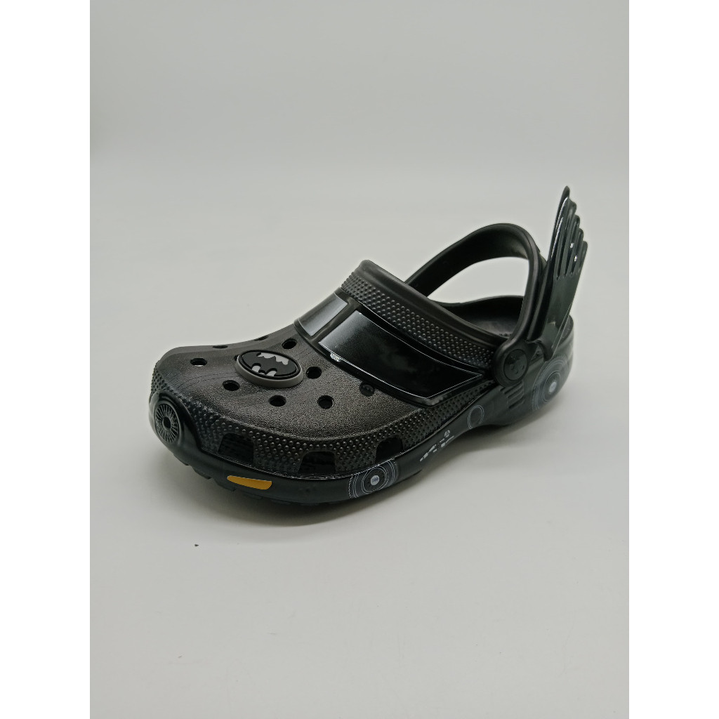 Sandal Crocs Classic Batman Tali Sayap (INCLUDE JIBBTZ)  Clog / Crocs Batman batmobile Clog unisex /