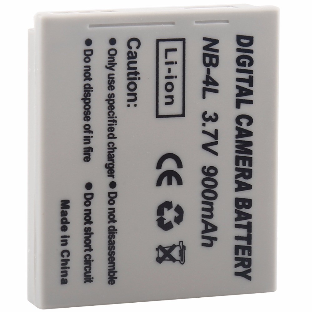 For Canon NB-4L NB 4L PowerShot ELPH 100 HS, 300 HS, 310 HS, SD1000, SD1100 IS, SD1400 IS, SD200, SD