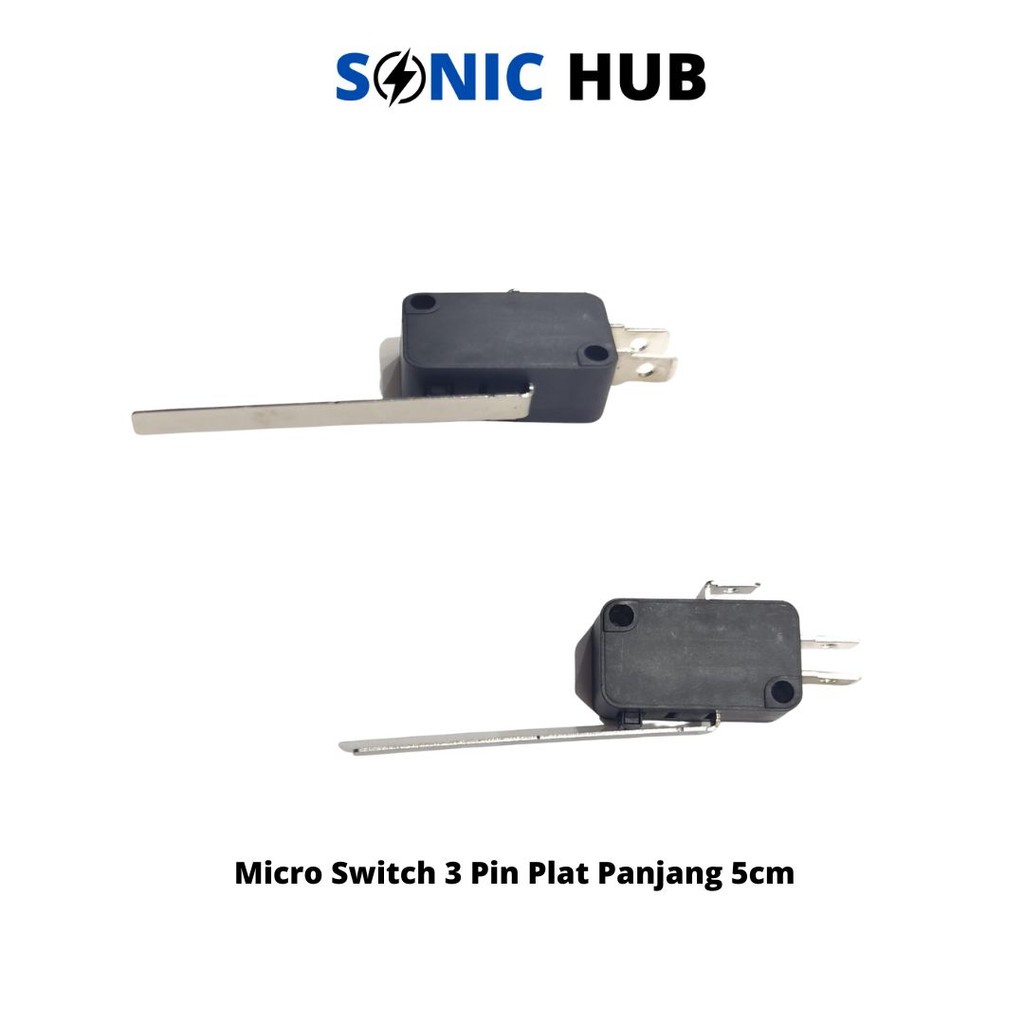Micro Switch 3 Pin Plat Panjang 5cm