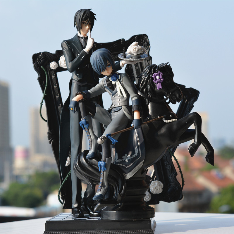 ARTFX+ Anime Black Butler Book of Circus Kuroshitsuji Ciel Sebastian Miaelis PVC Action Figure Colle
