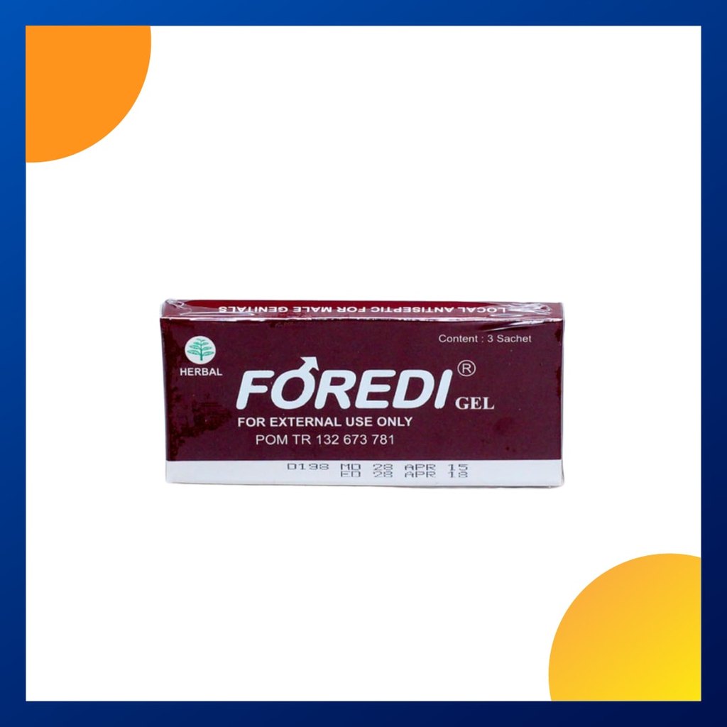 Foredi Gel Sachet Isi 3 Pcs