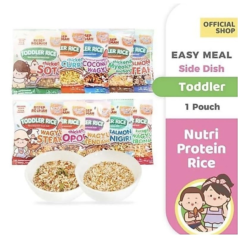 RESEP ROEMAH | RESEP ROEMAH TODDLER RICE | BERAS BOOSTER MURAH | BERAS BERPROTEIN UNTUK ANAK