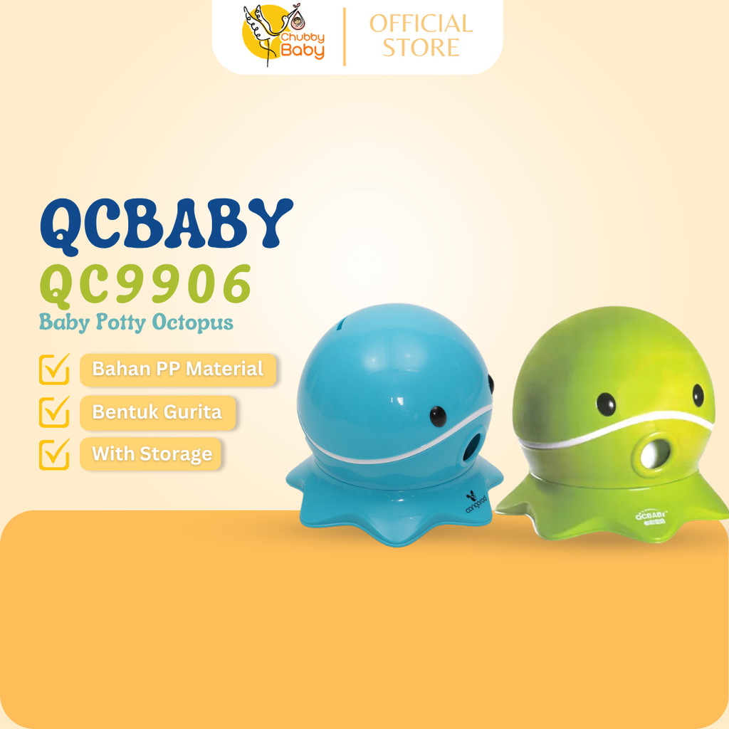 QCBaby Baby Potty Octopus | Pispot Anak QC9906