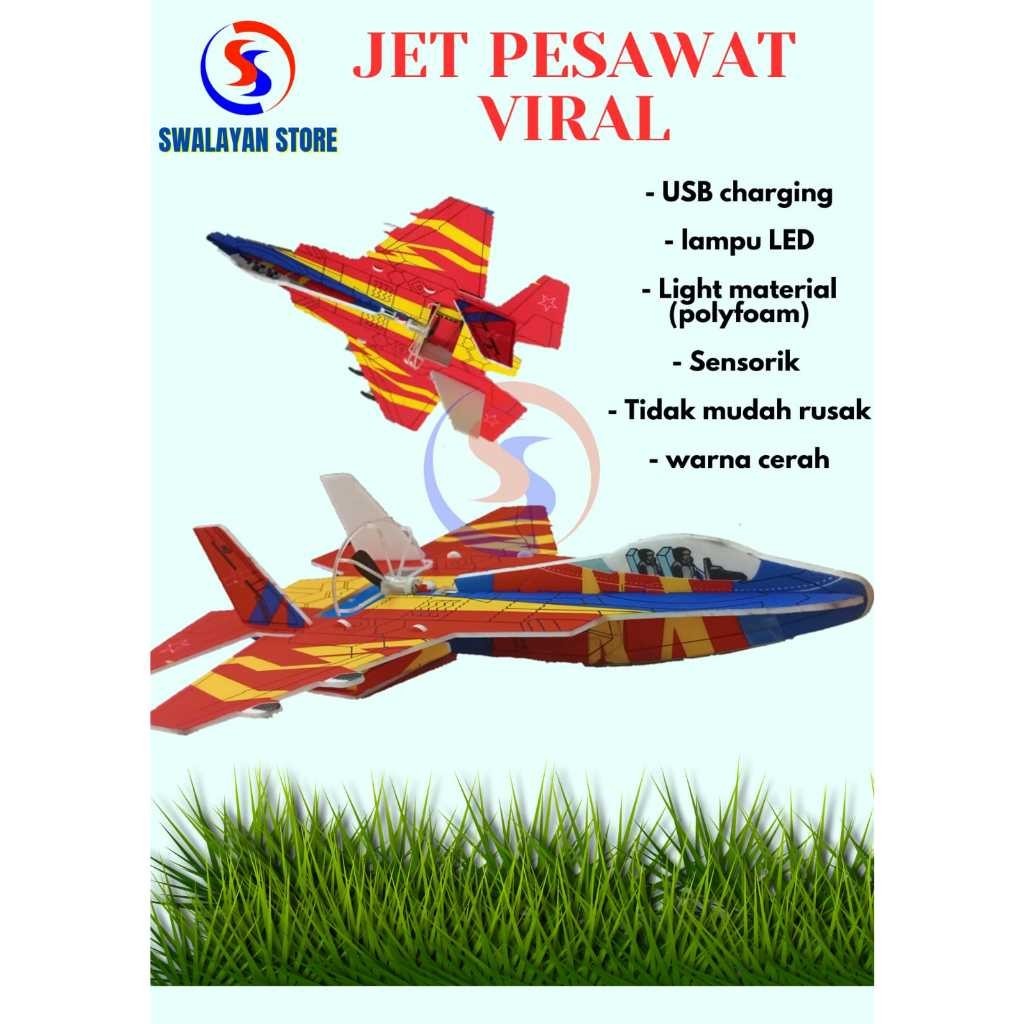 MAINAN ANAK- JET PESAWAT LED