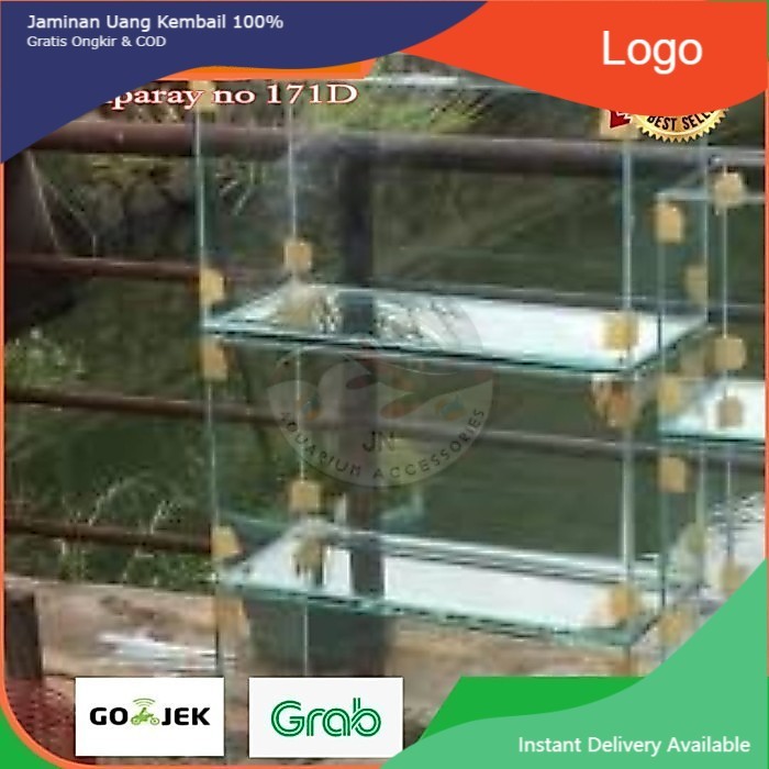 AQUARIUM POLOS UKURAN 60X30X40 AQUARIUM TEMPAT IKAN HIAS AQUARIUM AQUASCAPE