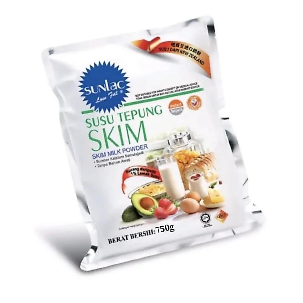 SUNLAC Low Fat Susu Bubuk Skim Import (750g)