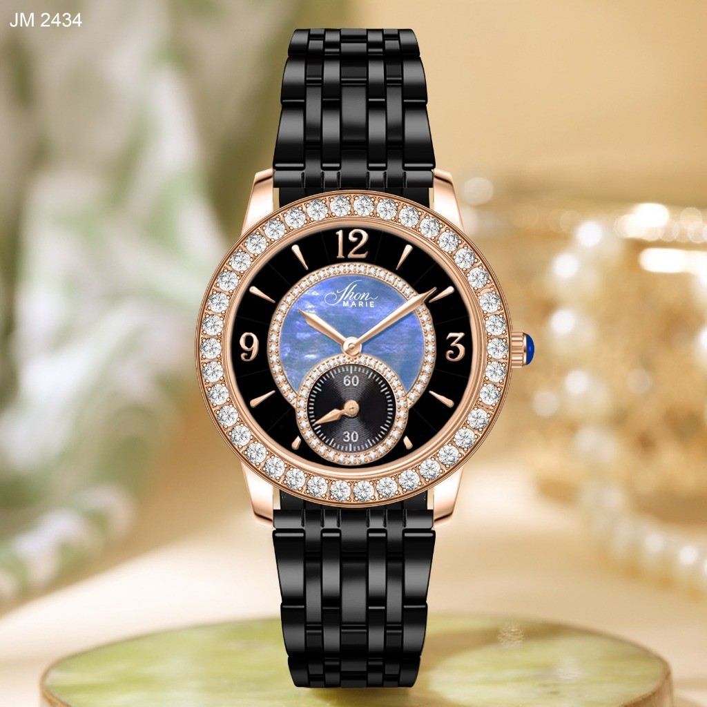Jam Tangan Wanita Jhon Marie 2434 Rantai Stainless Steel Original [Terlaris]