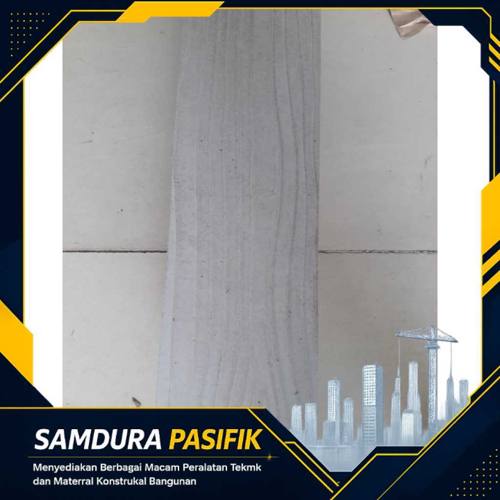 LISTPLANK MOTIF KAYU JATI LEBAR  20cm PANJANG 300cm NUSA BOARD KALSIBOARD APLUS GRC NBI