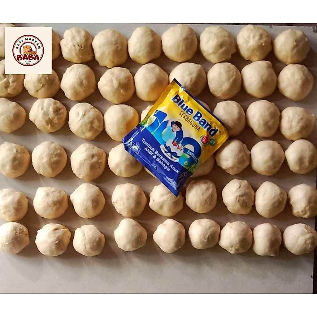 Roti Maryam Butter KOMBINASI (2 Original, 1 Cokelat, 1 Keju, 1 Cokelat Keju) / Roti Maryam Besar Teb