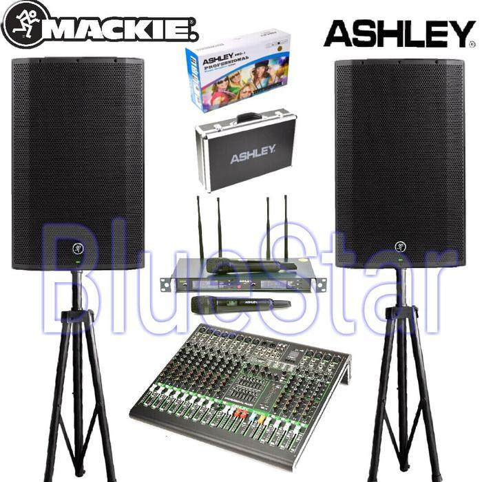 Paket SoundSystem Ashley - Mackie Thump 15A Original 15 inch 1300 Watt