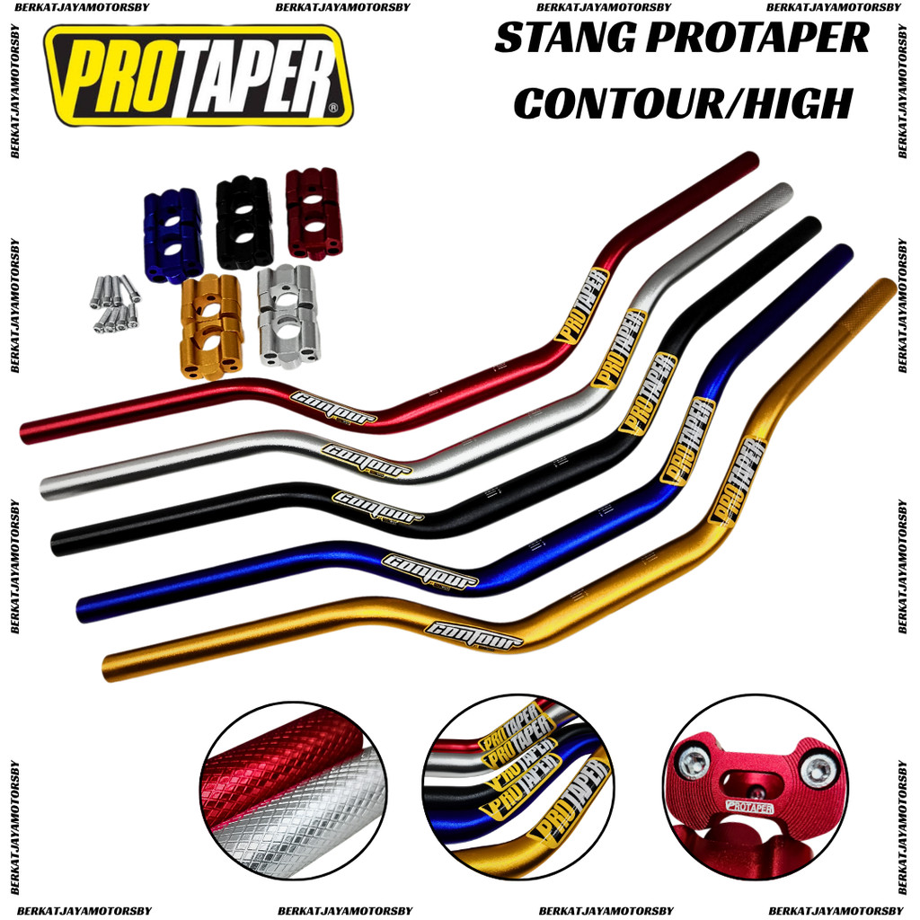 STANG / STIR FATBAR PROTAPER EVO TIPE LOW & HIGH TEBAL + RAISER