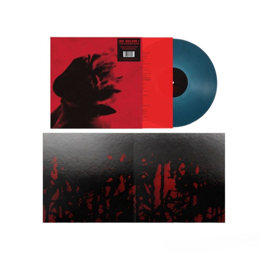 PO CHAT Joji - Ballads 1 (5th Anniversary Pressing) Translucent Sea Blue Urban Outfitters LP Vinyl R