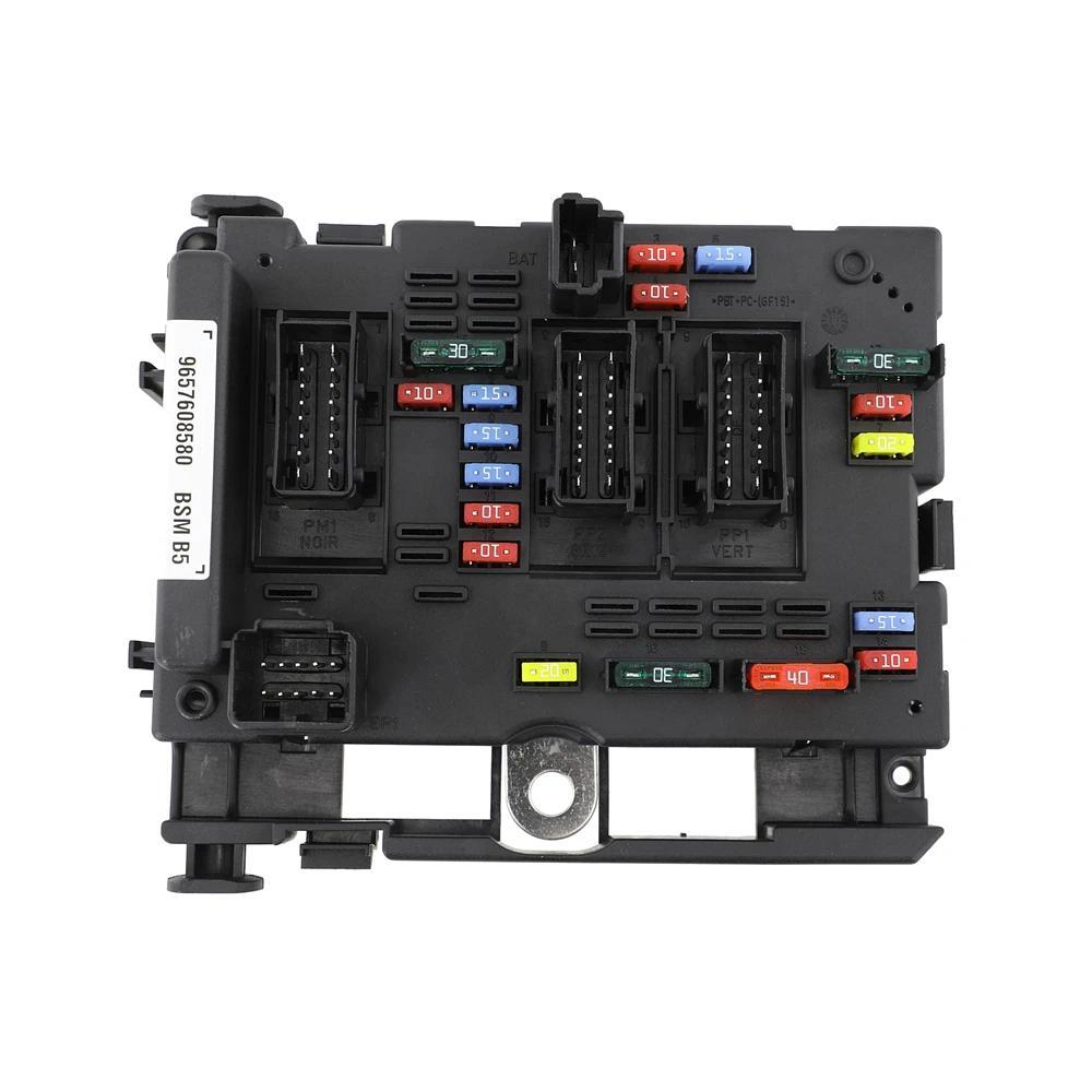 High-quality 9657608580 B5 B3 B4 BSM Control Module Fuse Box For Citroen C2 Peugeot 206 307 807 Part