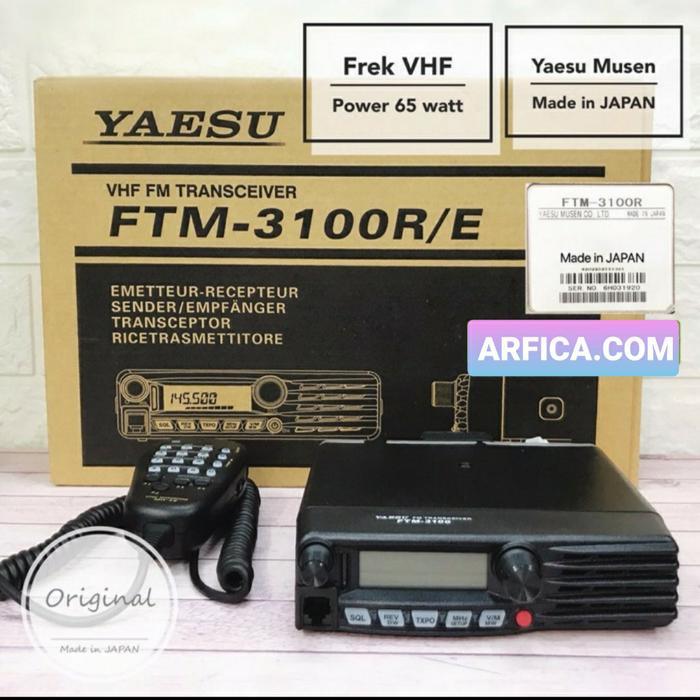 RADIO RIG YAESU FT-3100 VHF GARANSI RESMI YAESU FT 3100 FT3100