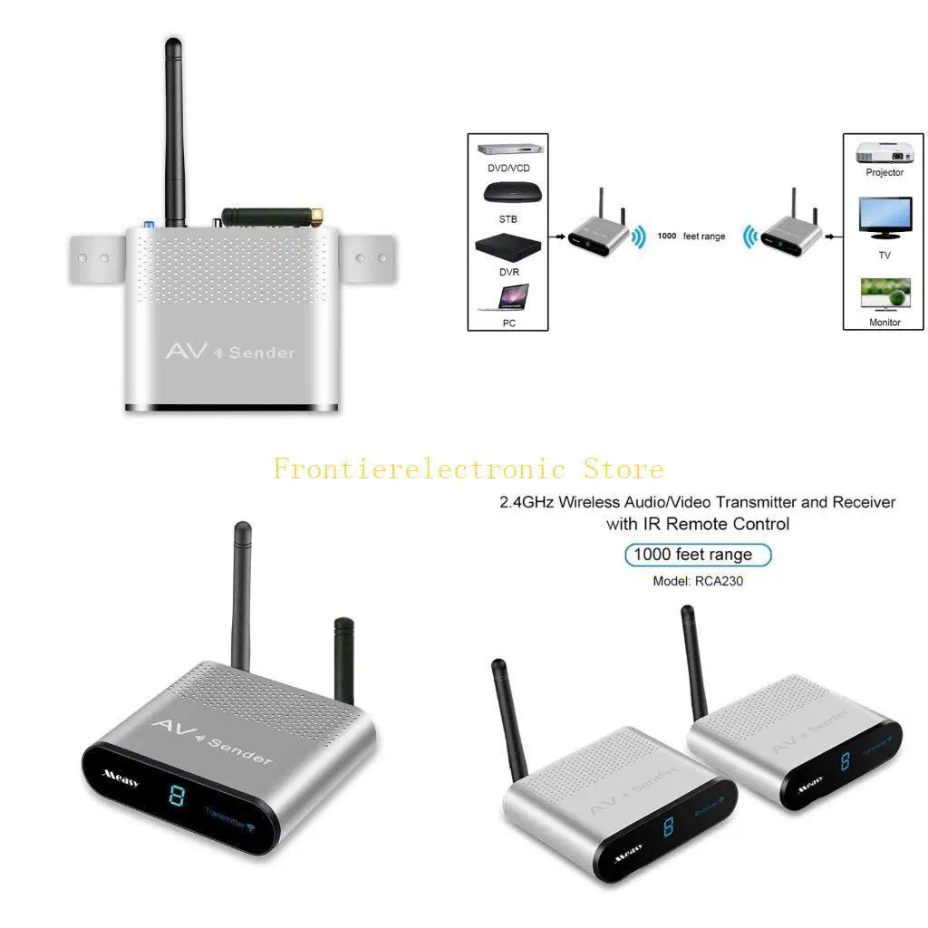 G8DB AV230 24G Wireless AV Transmitter Receiver Video AV Sender Receiver Go Through Wall 300M  1000F