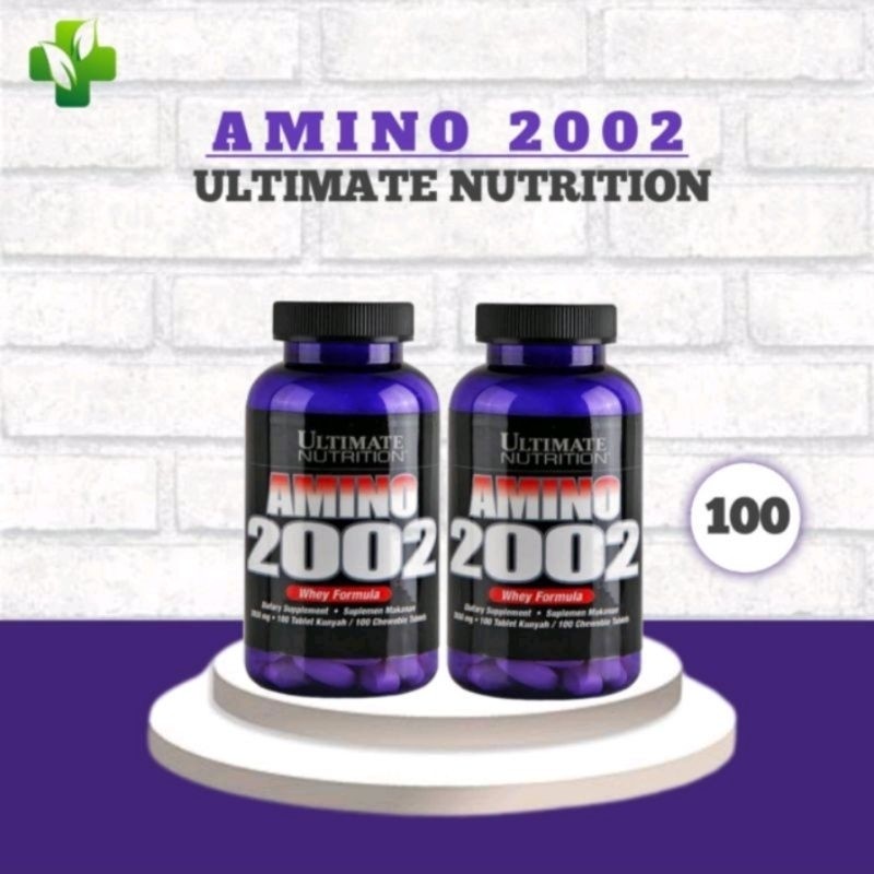 Amino 2002 Ultimate Nutrition Asli Original Suplemen Otot Ultimate Nutrition Isi 100 tablet