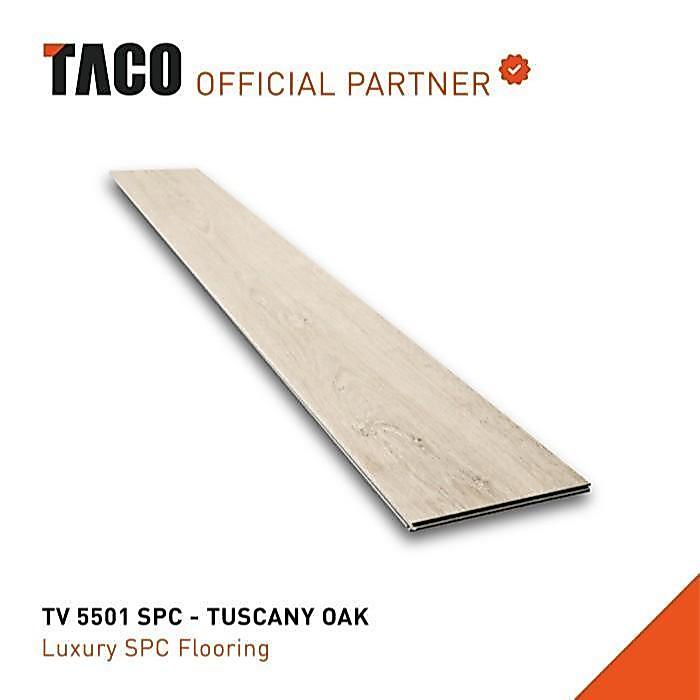 LANTAI SPC  SISTEM CLIK TACO 5MM IXPE / Lantai SPC Taco 5mm