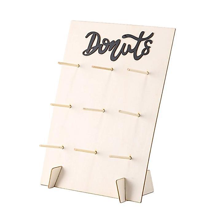 Rak Donat Tempat Display Donat Tempat Display Donat Kayu Donut Display