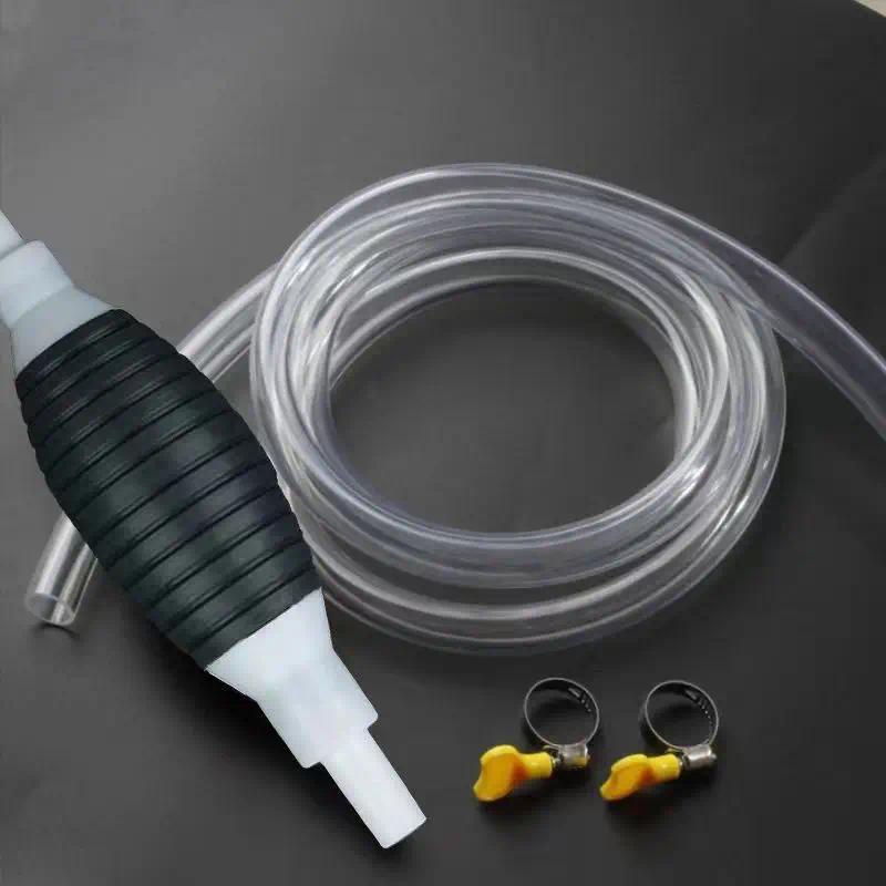 Car manual fuel tank oil suction pipe oil suction pipe self suction gasoline pump portable oil sucti