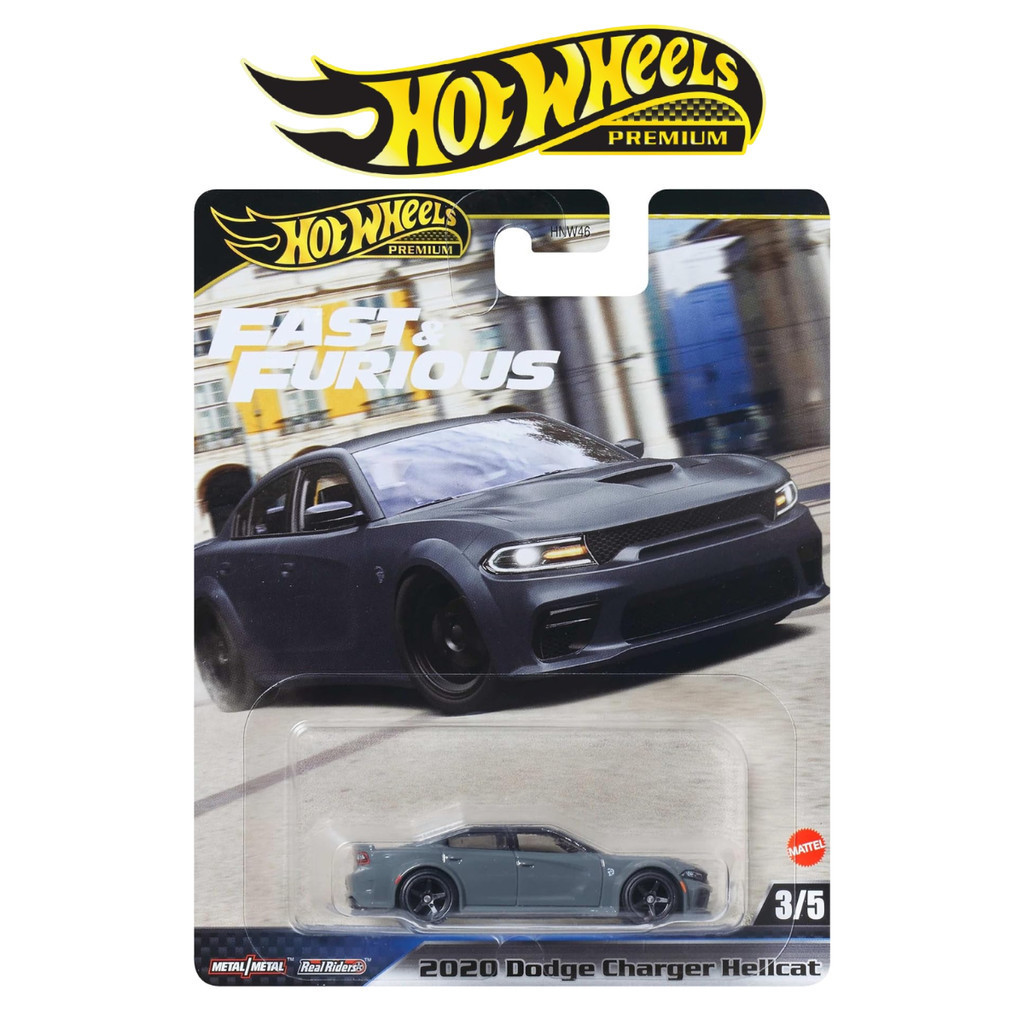 Hot Wheels Premium Fast & Furious 2020 Dodge Charger Hellcat Abu HNW K