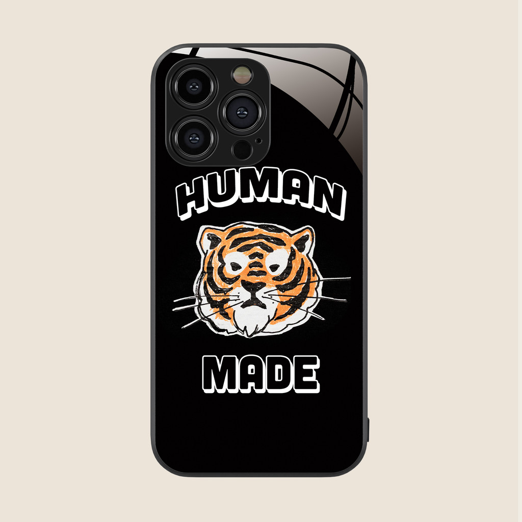 CH992 Case Human Made Tiger untuk iPhone 15 Pro Max 11 12 13 16 14 Pro Xs Max Xr 6 7 8 Plus