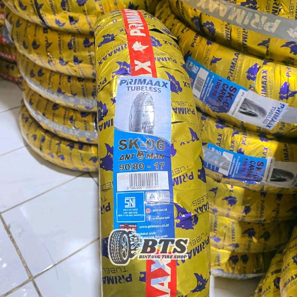 Ban Primax 90/80-17 SK06 ANTMAN (TUBLES) Untuk Ban Motor Revo Vega Jupiter
