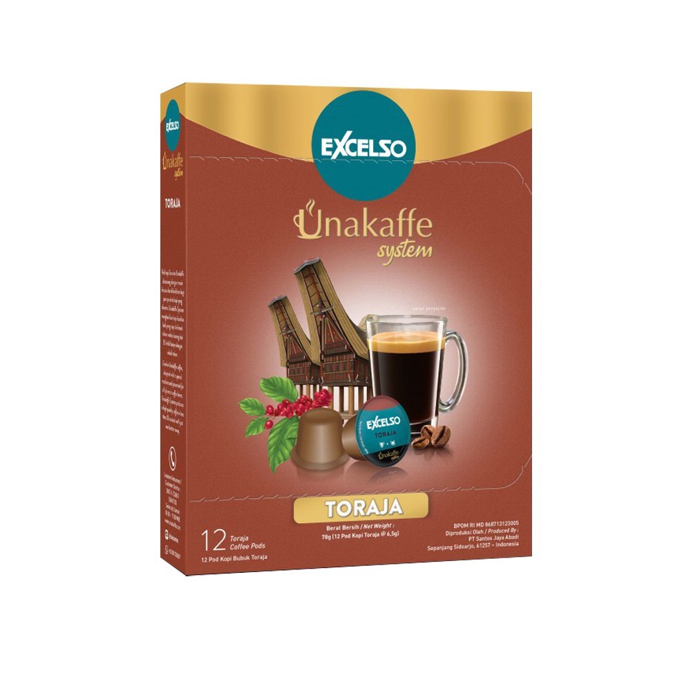 

JAMIN MURAH !!!Excelso Unakaffe Kopi Kapsul Toraja (12pod / 6,5gr)(BISA LANGSUNG ORDER)