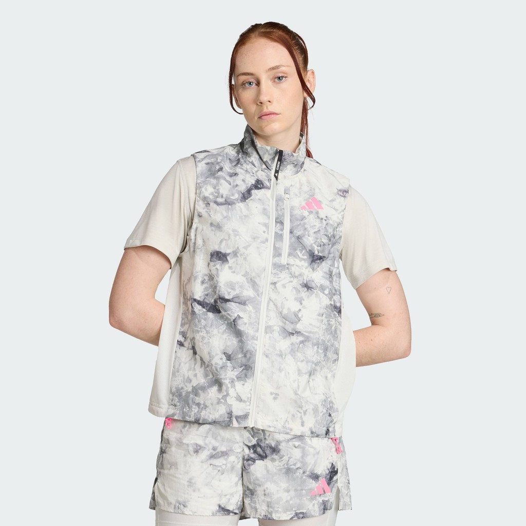 adidas Running Own The Run Spray Dye Vest Women Grey JL8726
