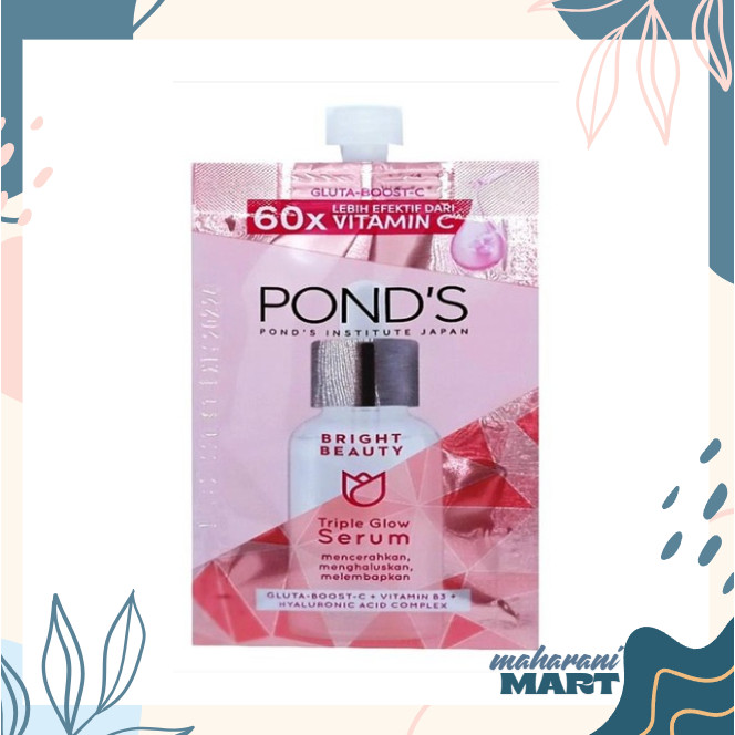 Ponds Bright Beauty Serum Day Cream Sachet 7,5gr