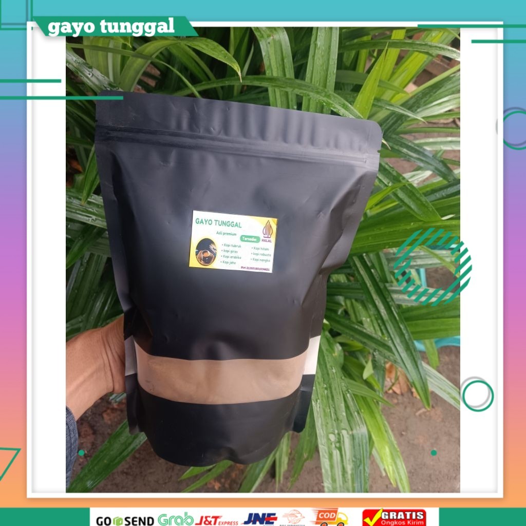 

kopi bubuk robusta gayo berat 500 gram giling halus