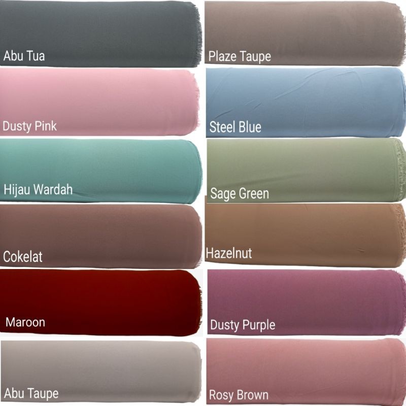 Kain ceruty babydoll exclusive bahan ceruti babydoll Lembut [AA]