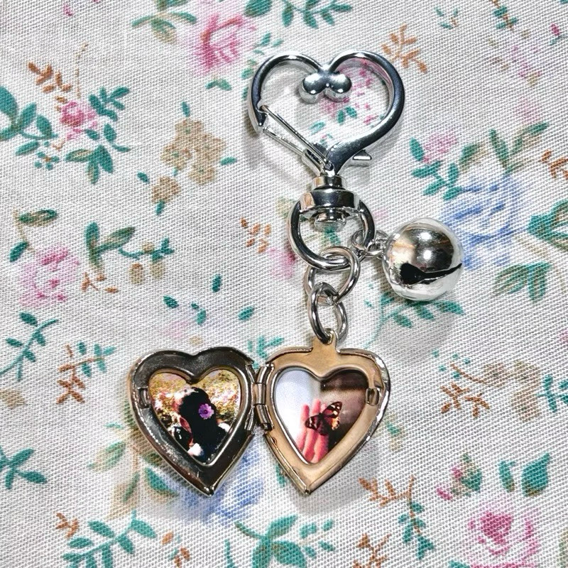 (MINI SIZE) Gantungan Locket DokiDoki | Keychain Locket Custom Foto