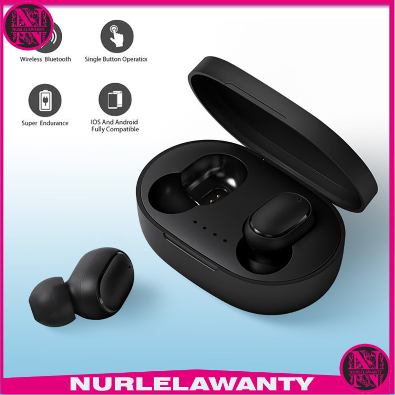 

- ROBOTSKY TWS Earphone True Wireless Bluetooth with Charging Dock - A6S -