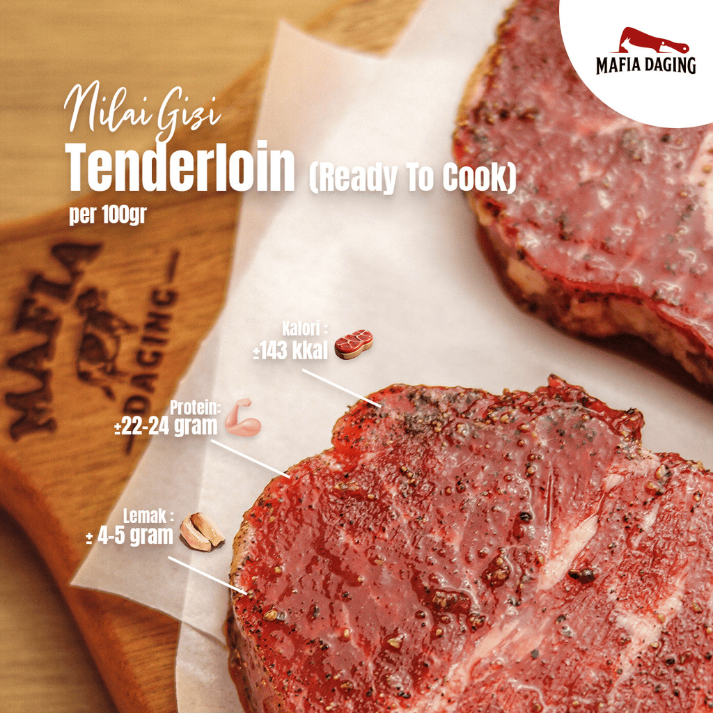 

Ready to Cook Marinated Tenderloin Steak Set