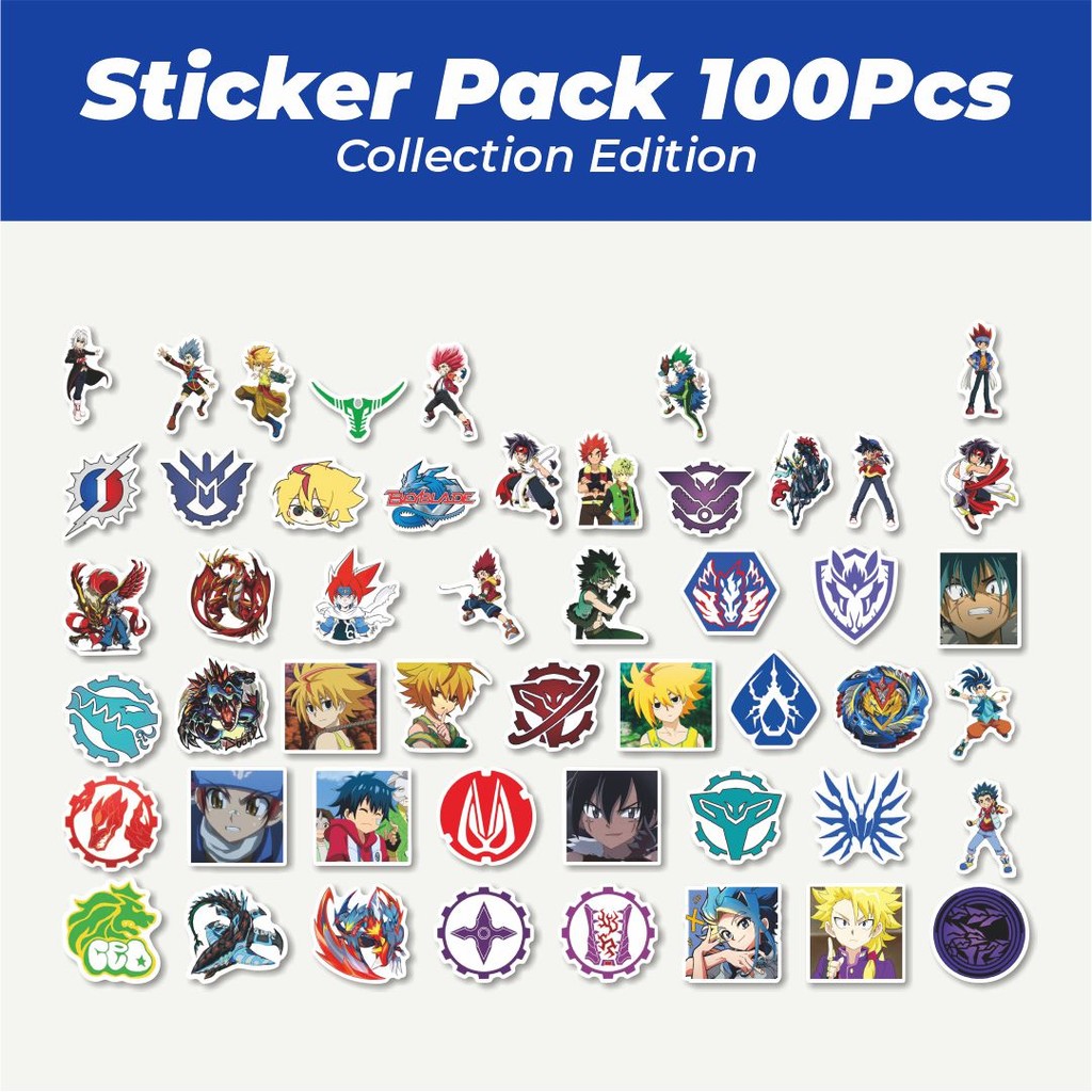 

Hot Stiker Anime Beyblade V1 Lucu Anti Air Stikers Berperekat Waterproof Sticker Decal Buat Motor Helm Buku Journal Koper Casing HP Laptop Botol Minum