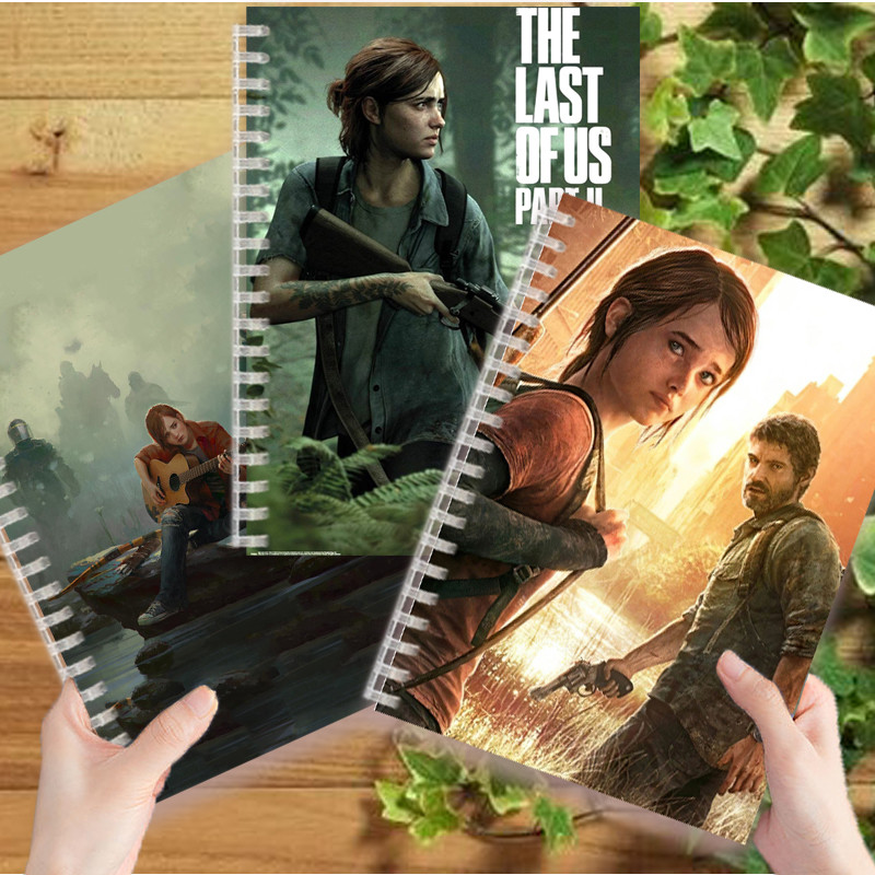 

A5 Spiral Notebook The Last Of Us 2 Firefly Logo Letters Joel Ellie Tess Vintage Posters Note Book Retro Hot Game Journal Diary