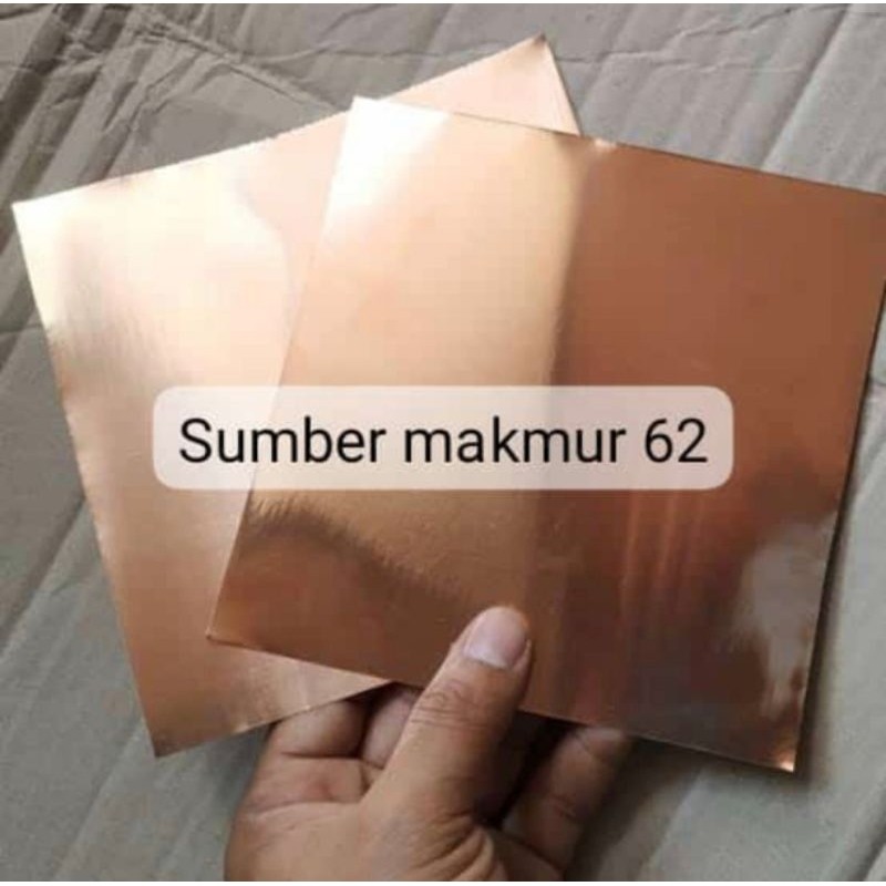 plate tembaga lembaran tebal 0.2mm x 36cm x 120cm