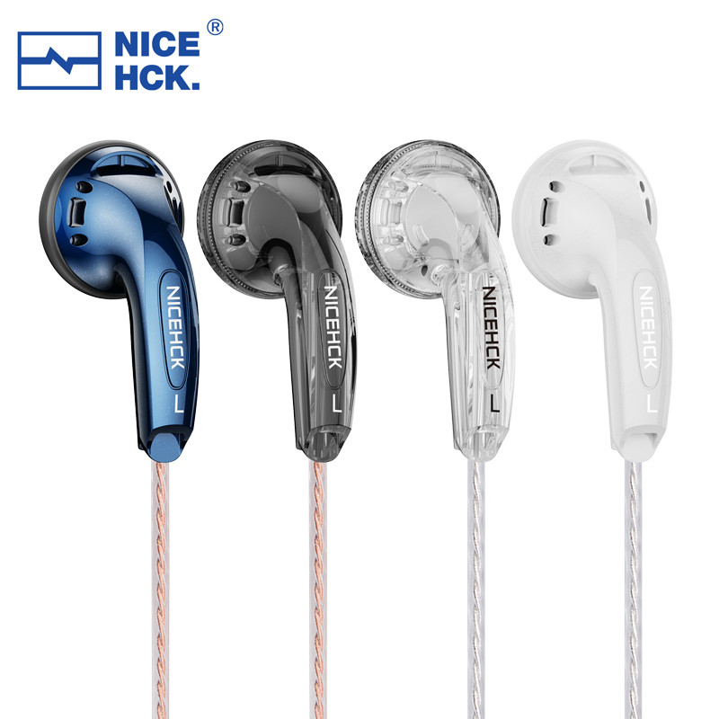 NICEHCK YD30 L Plug HD Microphone Music Earbud 15.4mm Composite Dynamic HIFI Earphone Bass DJ Voice 