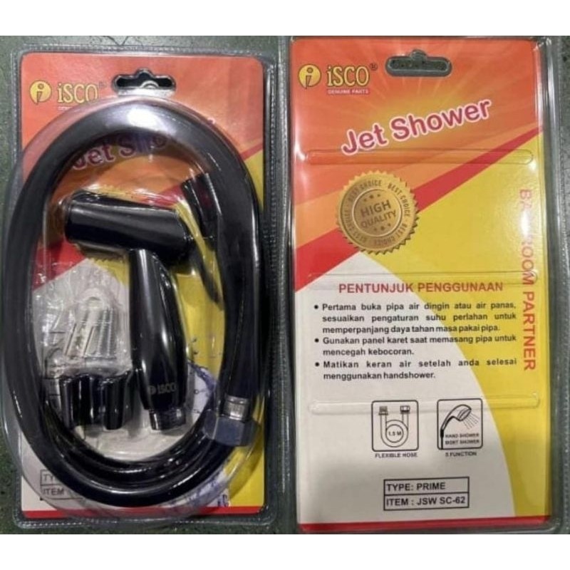 SHOWER BIDET ISCO JET SHOWER ISCO HITAM MODEL BARU