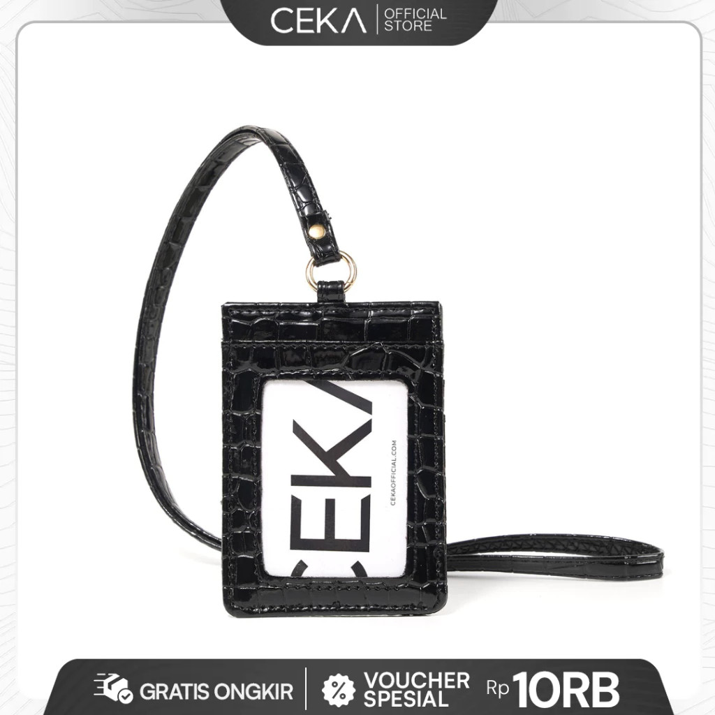 

New [NEW] CEKA Lanyard Fiora Card Holder ID Name Tag Kartu Tanda PengenalPremium