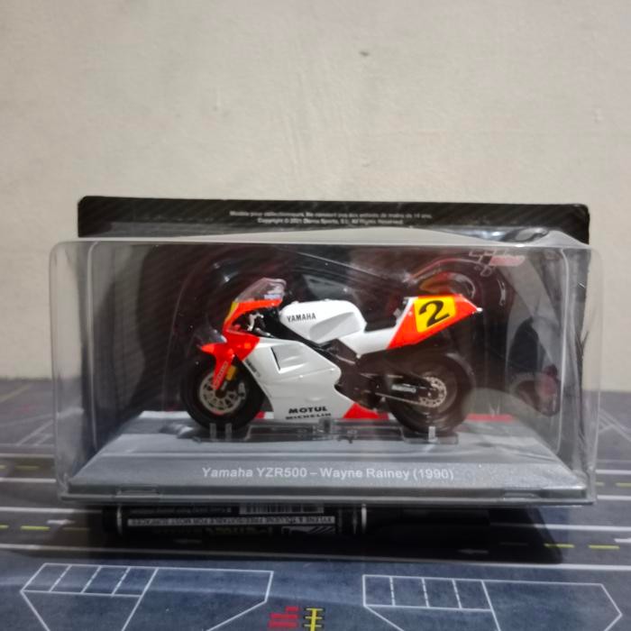 promo DIECAST MOTOGP YAMAHA YZR500 WAYNE RAINEY (1990) SKALA 18 BY ALTAYA