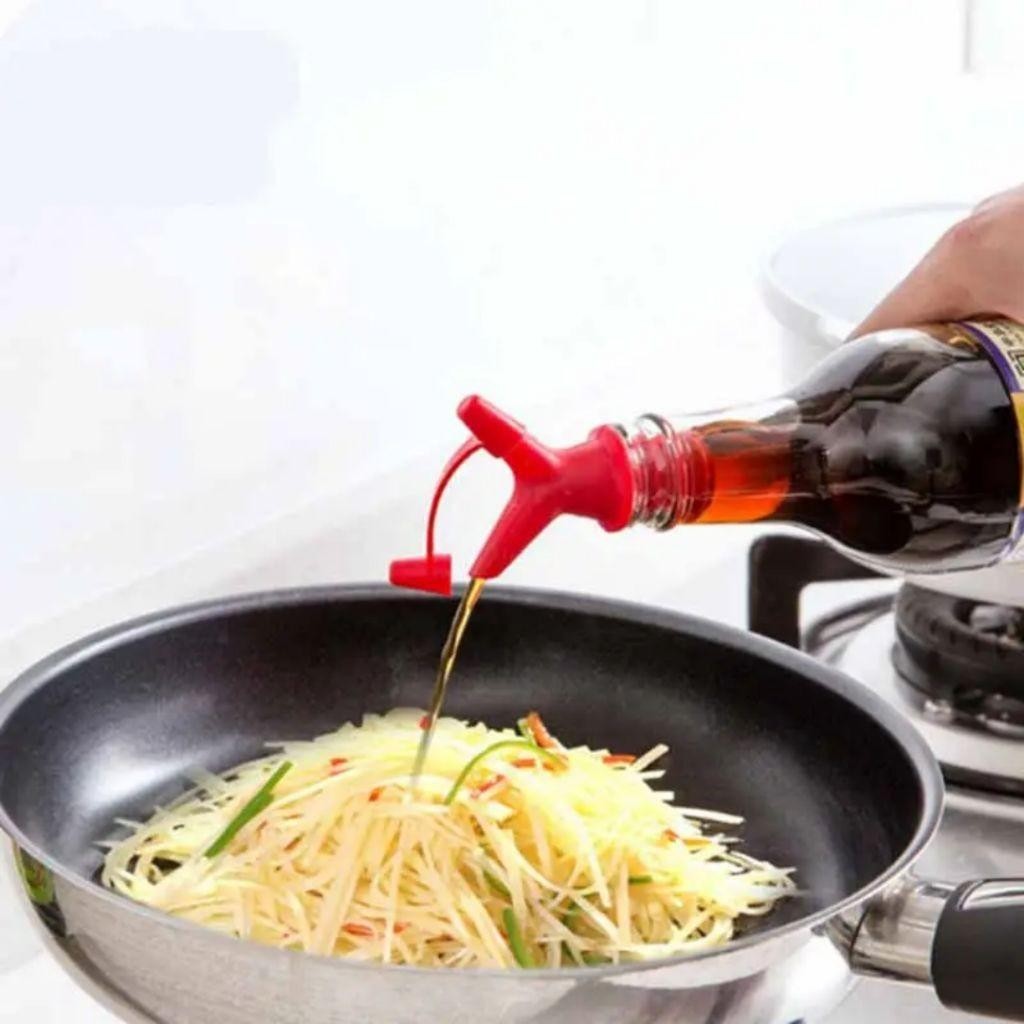 TUTUP BOTOL CORONG 2 SISI | PENUTUP BOTOL MINYAK KECAP SAUS | TUTUP BOTOL PLASTIK SILIKON