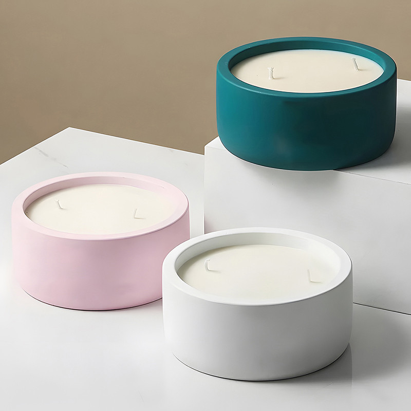 

DIY Circular Storage Box Silicone Mold Candle Cup Candle Container Plaster Craft Mold Succulent Flowerpot Gypsum Clay Resin Mold