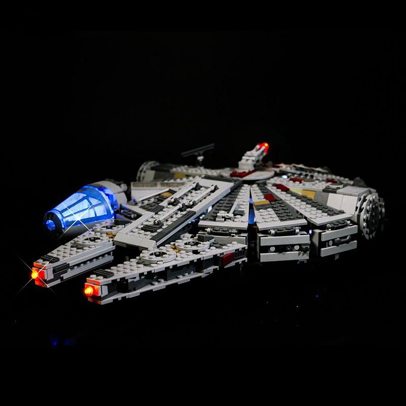 LED Light Kit For LEGO 75105 Millennium Falcon Lamp Diy Gift (Not Include Building Blocks Bricks Kit