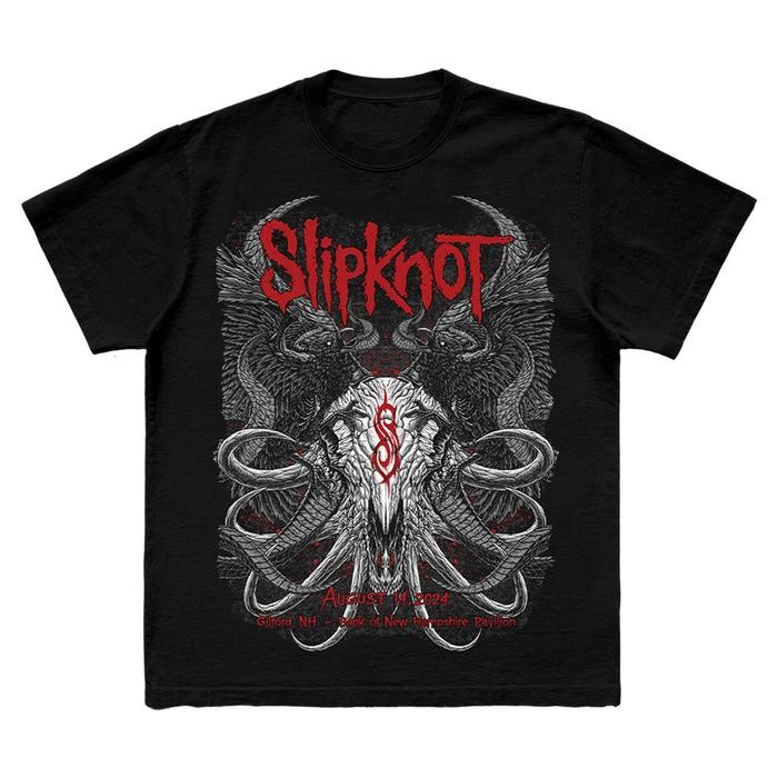(COD) [Official Slipknot] 2024 Tour Gilford T-Shirt - Merchandise Original Resmi - S