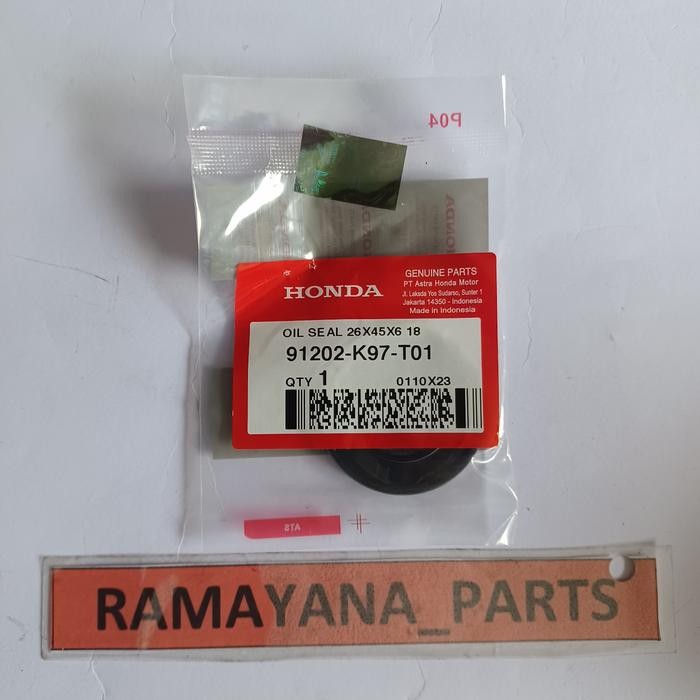 Oil Seal 26x45x6 18 PCX 150 K97 PCX Hybrid 91202K97T01