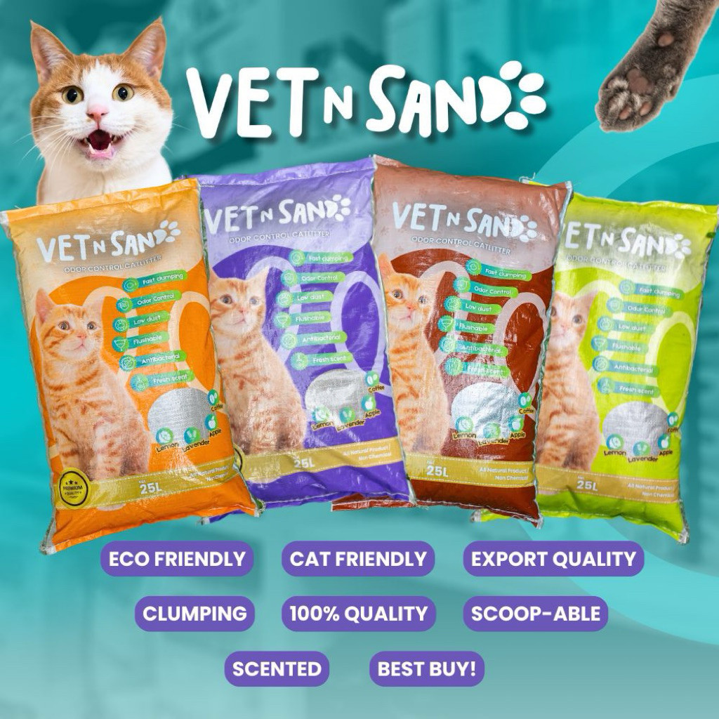 VETSAND ZEOLITE GRANULE PASIR KUCING 20 KG / 26 LITER WANGI