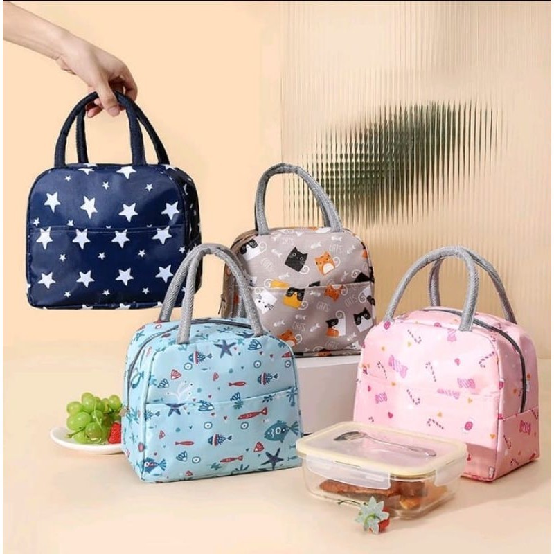 TAS BEKAL MAKANAN TAHAN PANAS TAS MULTIFUNGSI UKURAN LEBIH BESAR