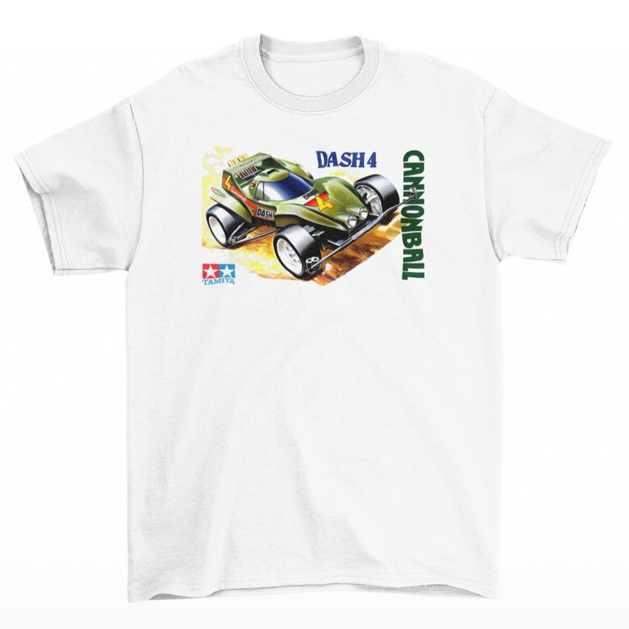 Kaos Pria Custom Tamiya Cannon Ball